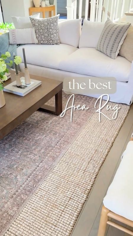 Love my living room rug combo. I layered this Loloi rug (color: sage/bark) over my best selling wool jute rug (color: natural)! It's super soft and not scratchy at all!

(5/24)

#LTKVideo #LTKStyleTip #LTKHome