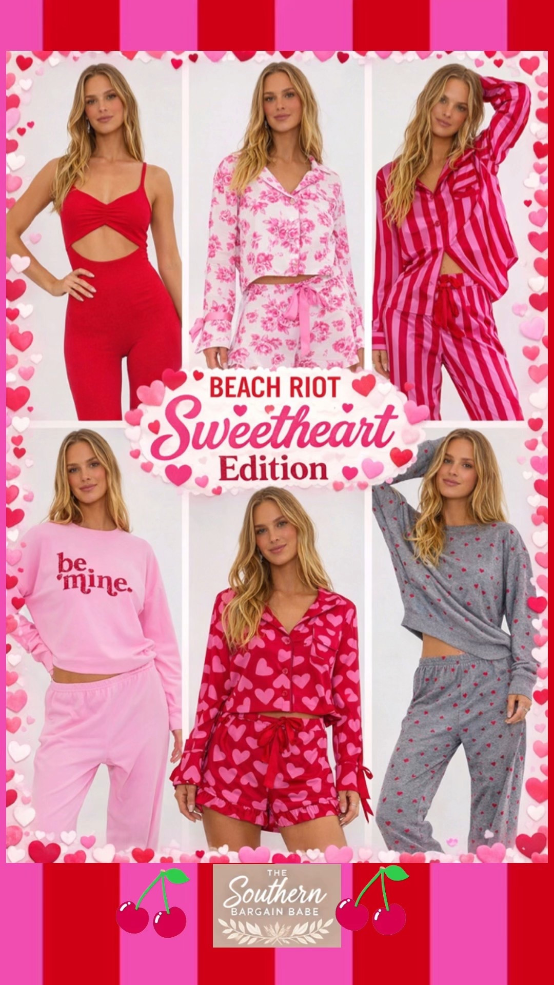 Beach Riot really understood the assignment with this Sweetheart Edition 😍 From flirty heart prints to cozy lounge sets and bold pops of pink + red, every piece is giving main-character energy. Whether you’re lounging, brunching, or planning a Galentine’s night in, these looks are the cutest way to celebrate love season.

💗 I linked all my favorite pieces from this collage in my LTK — tap to shop before they sell out!

Hashtags:
#BeachRiot #SweetheartEdition #ValentinesVibes #HeartPrints #PinkAndRed #LTKFinds #LTKStyle #LTKSeasonal #LoungewearLove #ChicLoungewear #CozyAndCute #ShopMyLooks #TheSouthernBargainBabe 💕

#LTKootd #LTKSeasonal #LTKgrwm