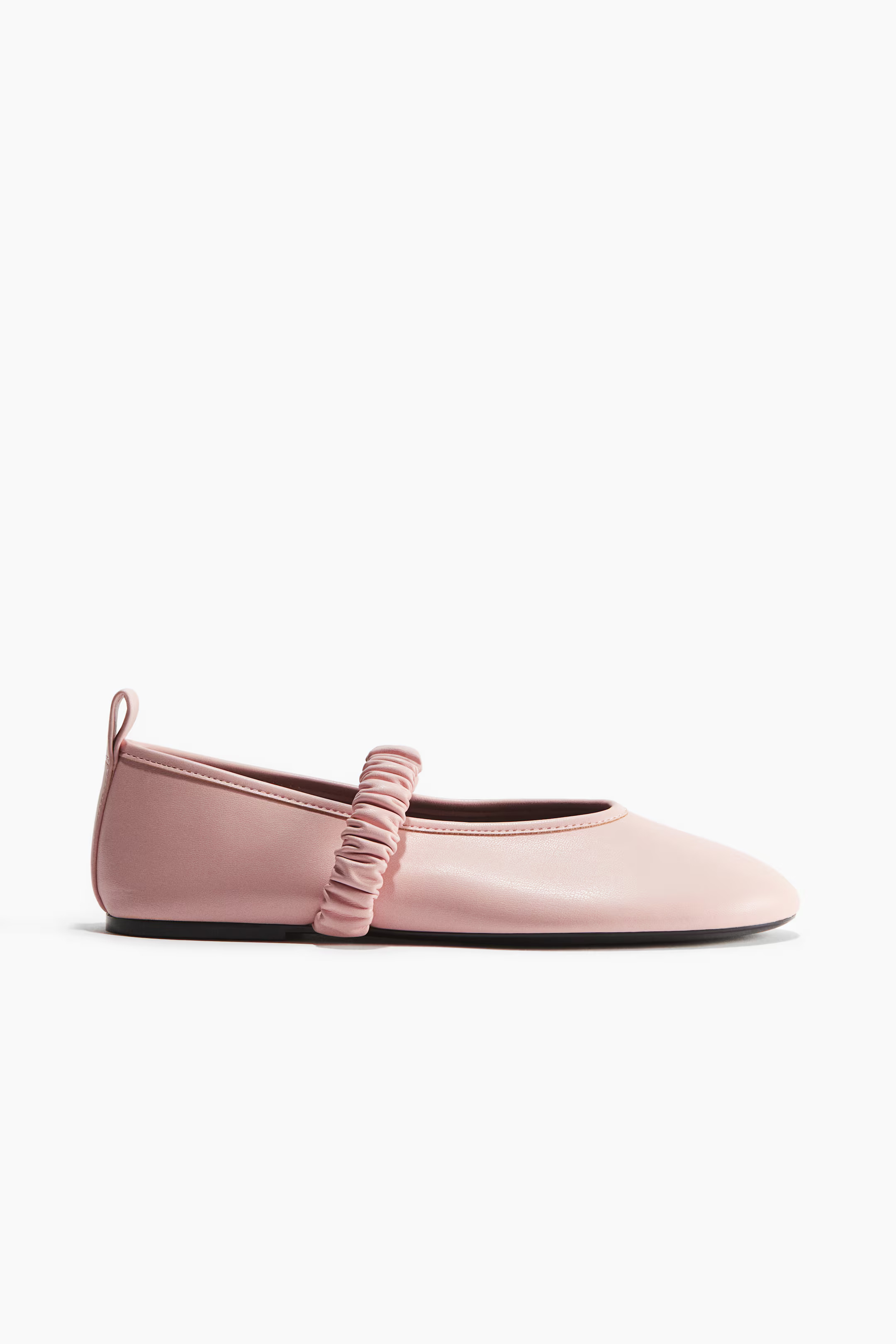 Ballet Flats with Scrunchie Detail | H&M (US + CA)