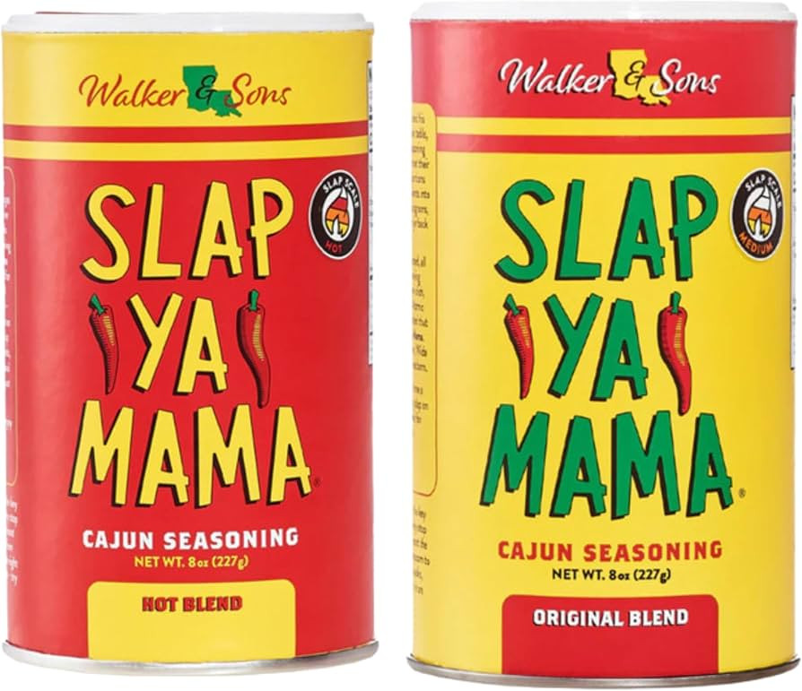 Slap Ya Mama Cajun Seasoning from Louisiana, Spice Variety Pack, 8 Ounce Cans, 1 Original Cajun a... | Amazon (US)