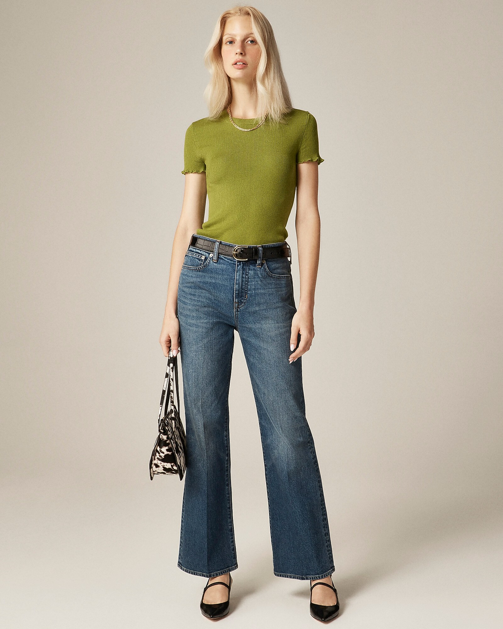 Charley kickout cropped jean | J. Crew US