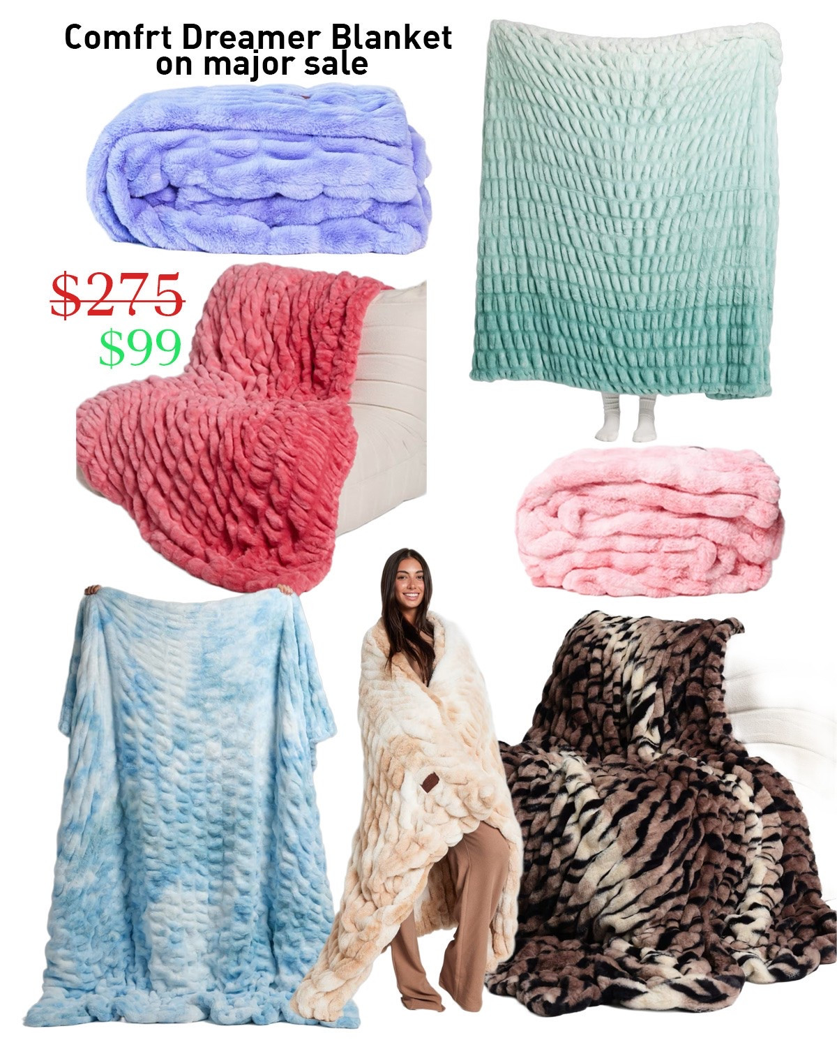 Similar to Lola Blankets, some even say softer and better, on sale for a fraction of the cost! I put in my email for a code and it went down to eighty something dollars. Score!

#LTKKids #LTKHome