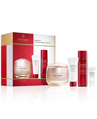 Shiseido 4-Pc. Benefiance Smooth & Hydrate Cream Set - Macy's | Macy's