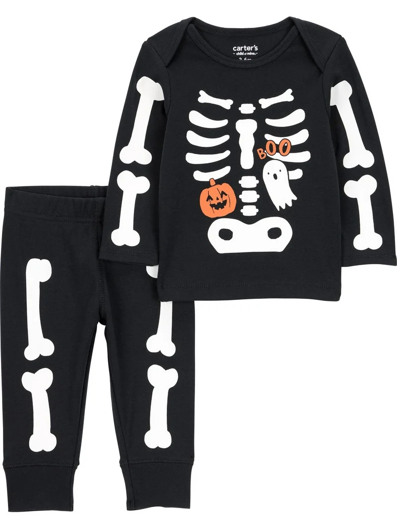 Carter's Child of Mine Baby Unisex Halloween Outfit Set, 2-Piece, Sizes Newborn-12 Months | Walmart (US)