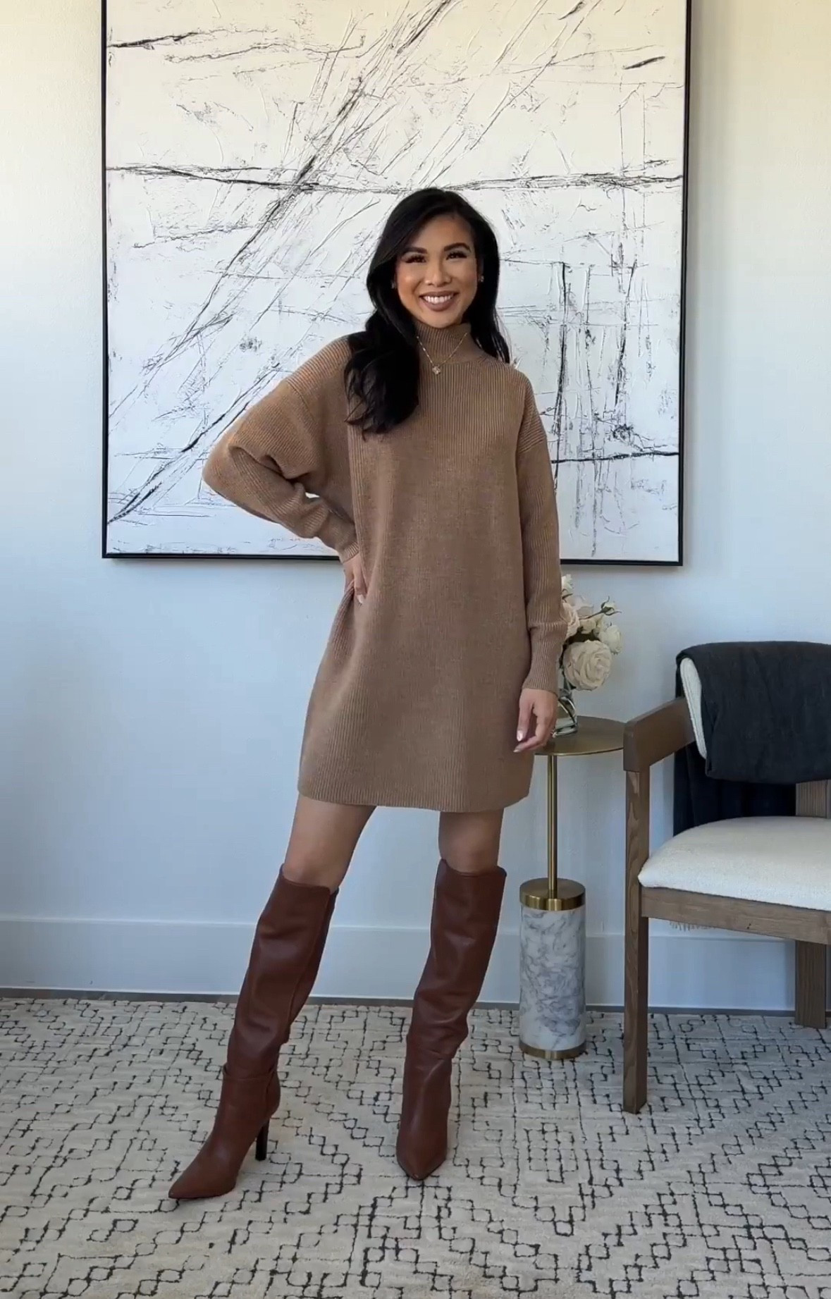 Thanksgiving or fall outfit that I love! Unfortunately my dress is sold out but linking very similar ones that is perfect for this season and the holidays  

#LTKStyleTip #LTKSeasonal