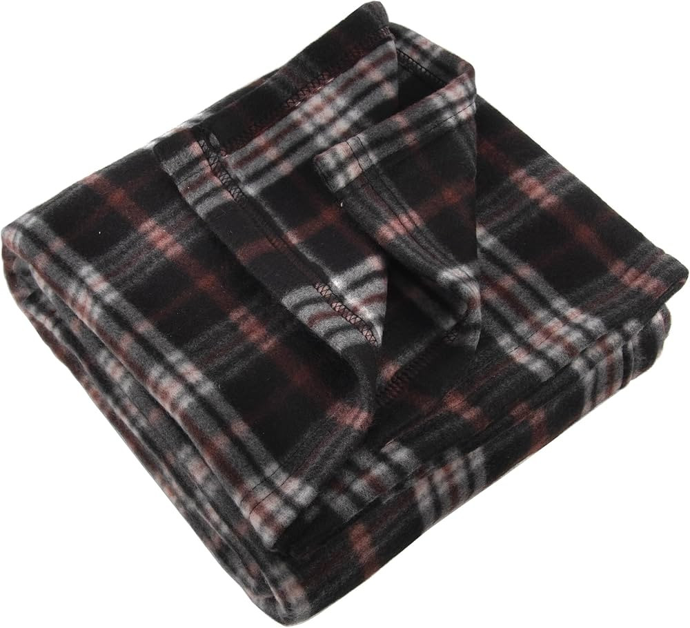 50x60 Throw Blankets, Plaid Fleece Throw Blankets for Bedroom, Couch, Livingroom, Chair, Pets, Ou... | Amazon (US)