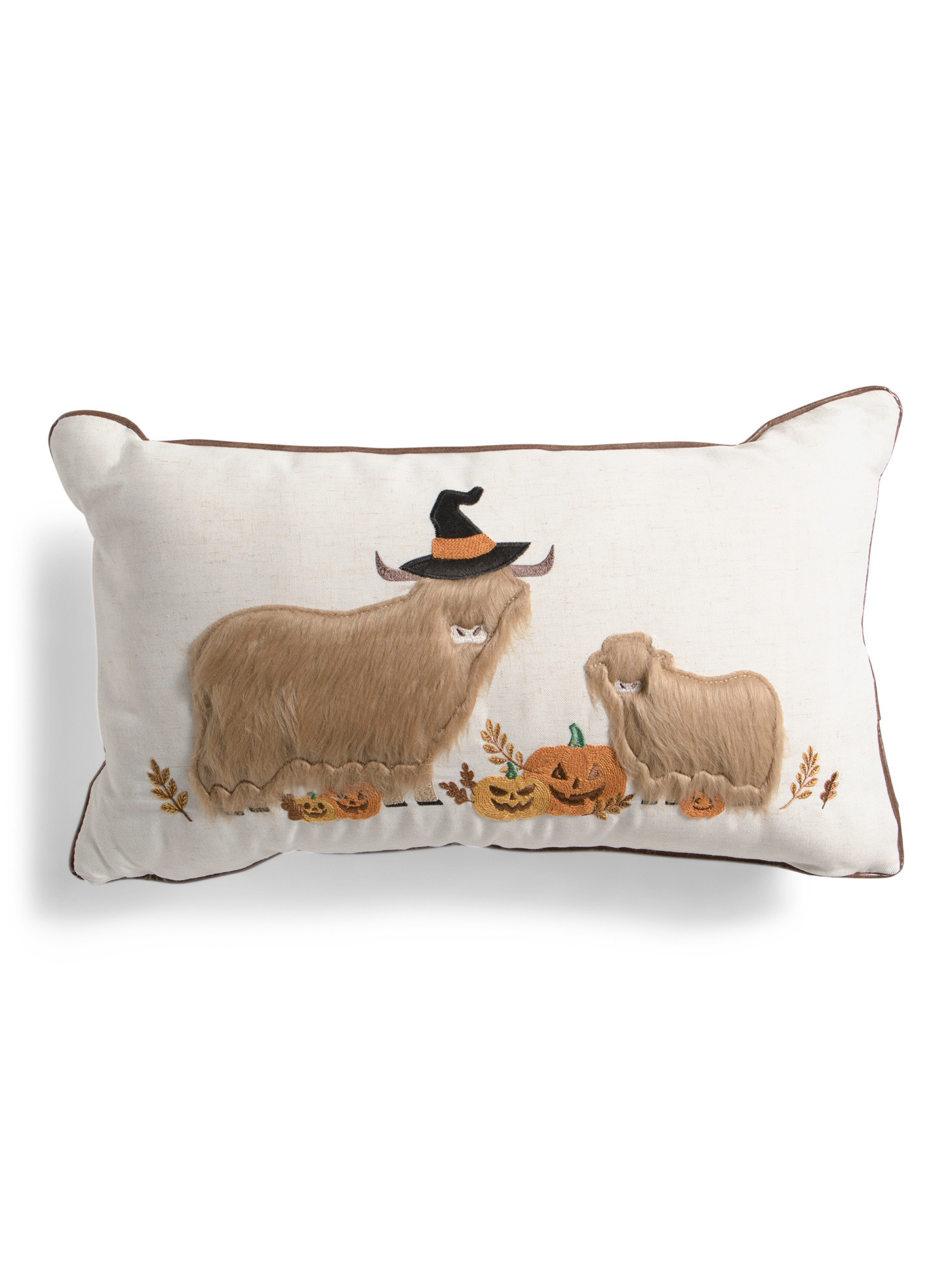 14x24 Halloween Highland Cow Pillow | TJ Maxx