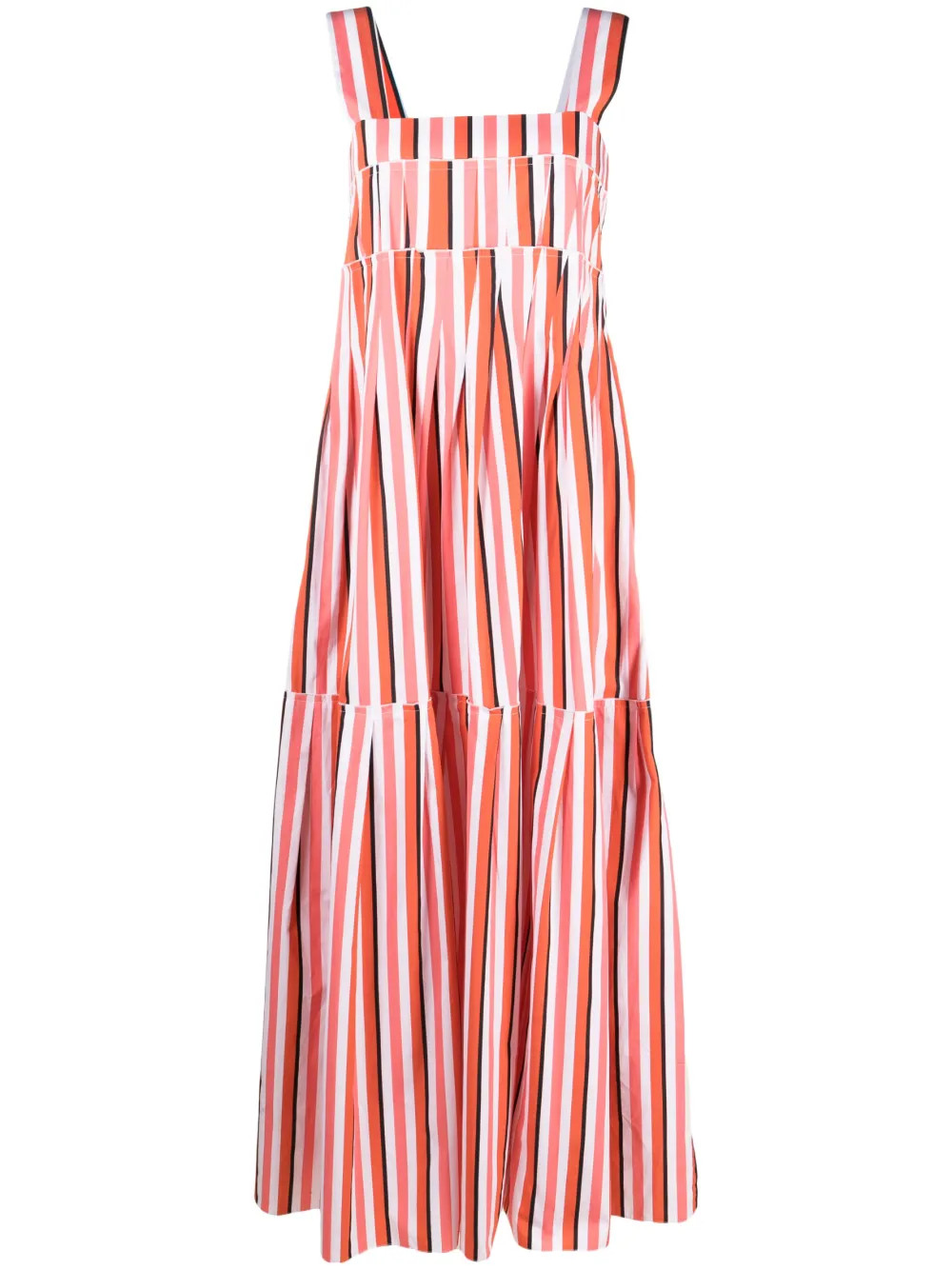 sleeveless striped long dress | Farfetch Global