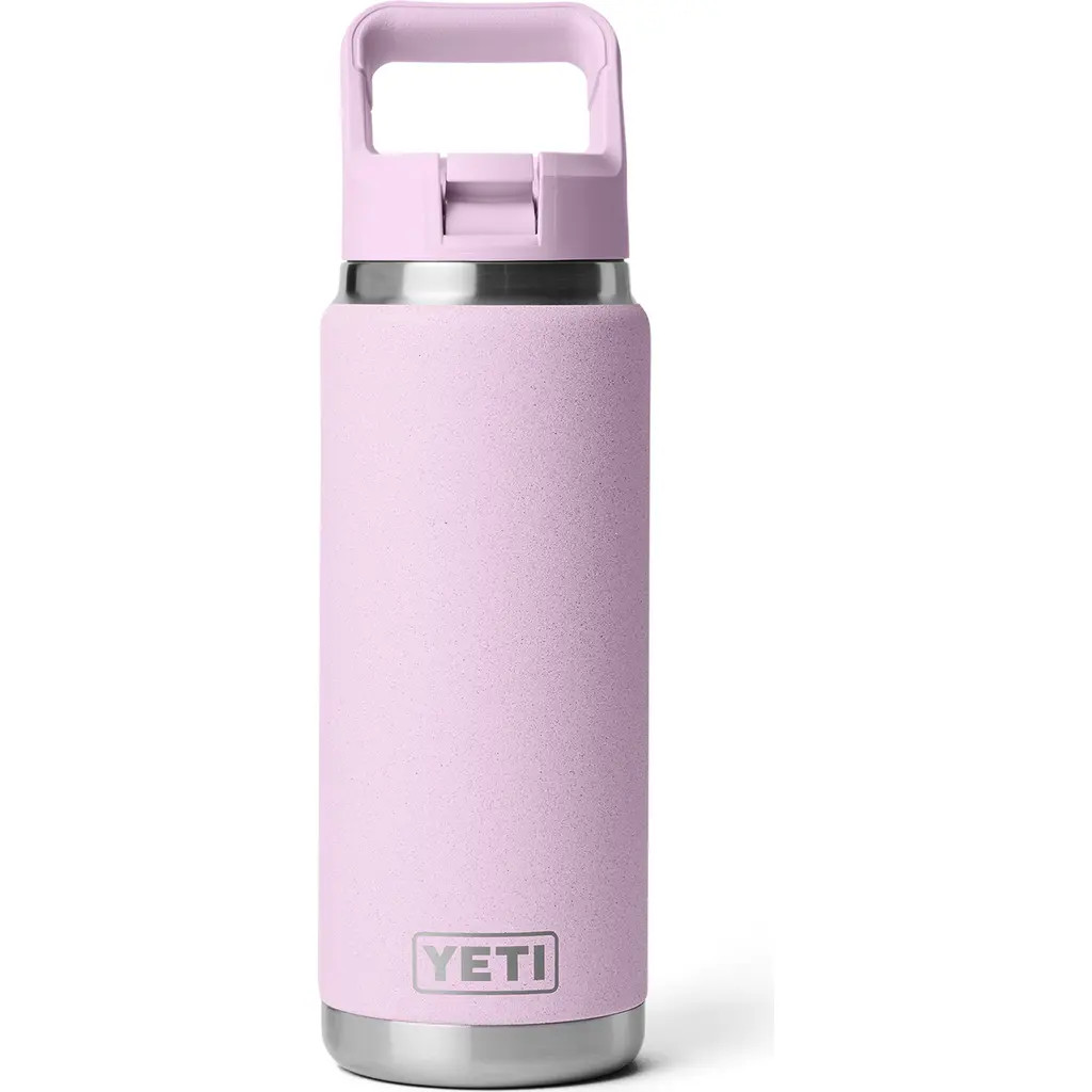 YETI Rambler 26-Ounce Straw Bottle in Cherry Blossom at Nordstrom, Size 26 Oz | Nordstrom