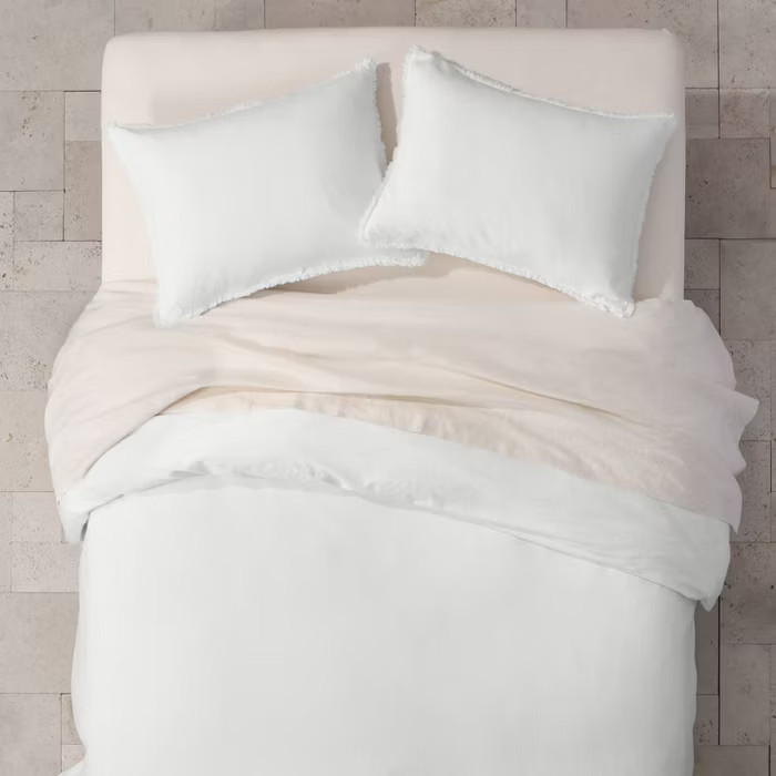 Heavyweight Linen Blend Duvet & Pillow Sham Set - Casaluna™ | Target