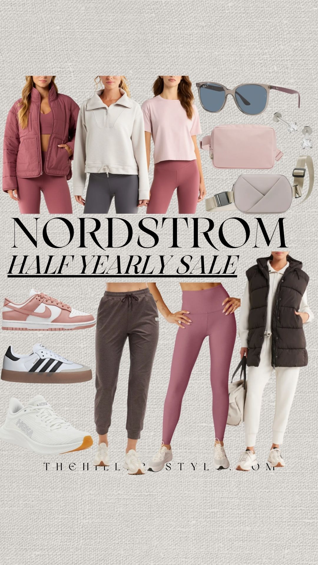 Activewear Refresh: Nordstrom Half-Yearly Sale Best Sellers
Step into the new year with an elevated fitness aesthetic during the Nordstrom Half-Yearly Sale. This curated collection of high-performance athleisure features major markdowns on your favorite premium brands, including Beyond Yoga, Zella, and Hoka. Whether you're hunting for buttery-soft yoga sets, the latest Hoka sneakers for your morning run, or street-to-gym staples from Adidas, this sale has the ultimate capsule wardrobe essentials for an active lifestyle. Don't miss out on trending BEIS luggage and Ray-Ban sunglasses to complete your travel and outdoor training looks. From high-waisted leggings to functional outerwear, score these new markdowns and 2025 activewear trends at a fraction of the price.

#TheHillaryStyle #NordstromSale #NordstromHalfYearly #BeyondYoga #Hoka #Adidas #Zella #RayBan #BEIS #ActivewearSale #AthleisureTrends2025 #FitnessFashion #GymOOTD #SaleAlert #LTKfitness #PinterestFashion #WorkoutMotivation #CapsuleWardrobe #QuietLuxuryAthleisure #NewMarkdowns 

 

#LTKSeasonal #LTKActive #LTKSaleAlert
