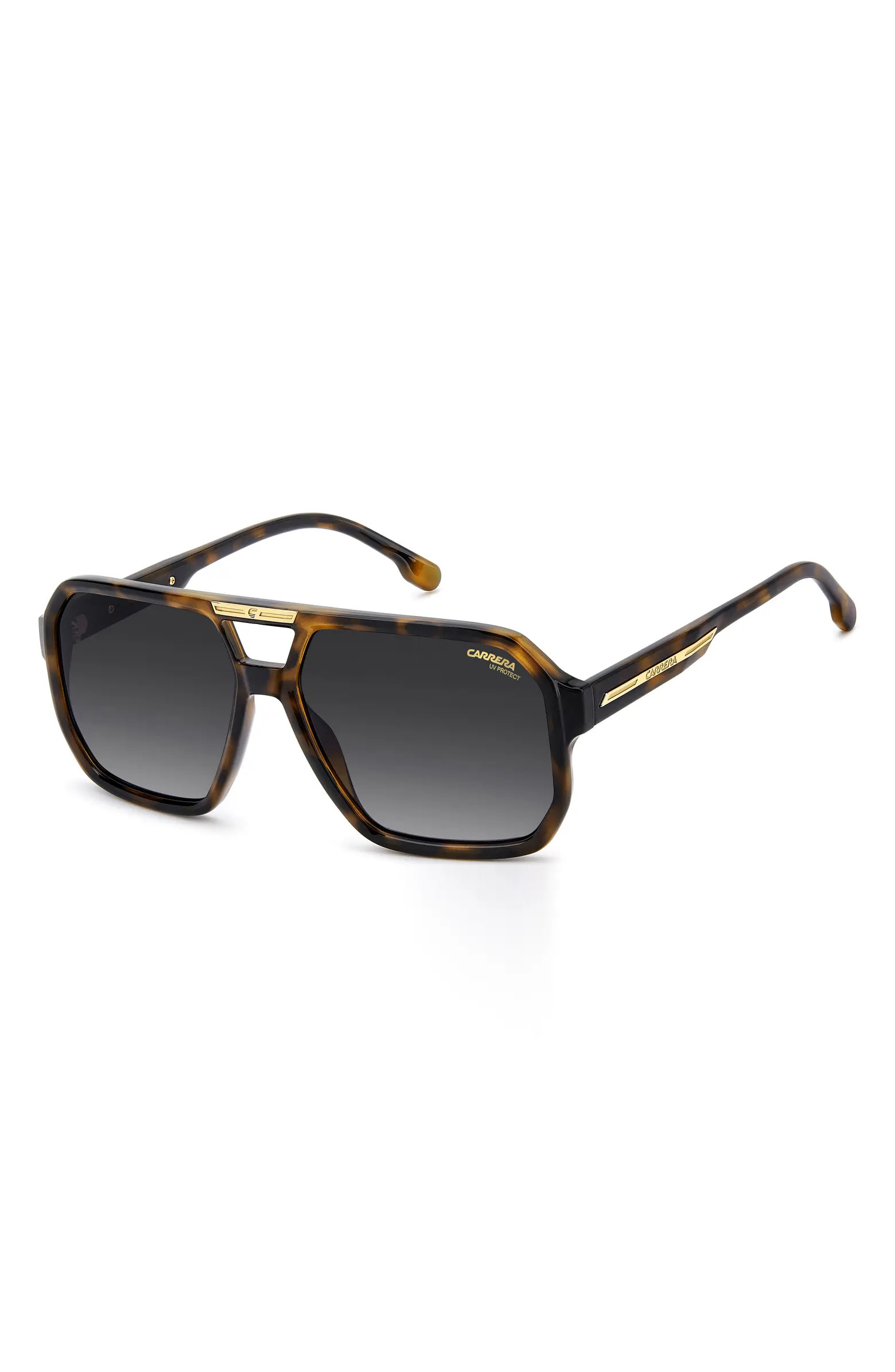 Carrera Eyewear Victory 'C' 60mm Double Bridge Gradient Square Sunglasses | Nordstrom | Nordstrom