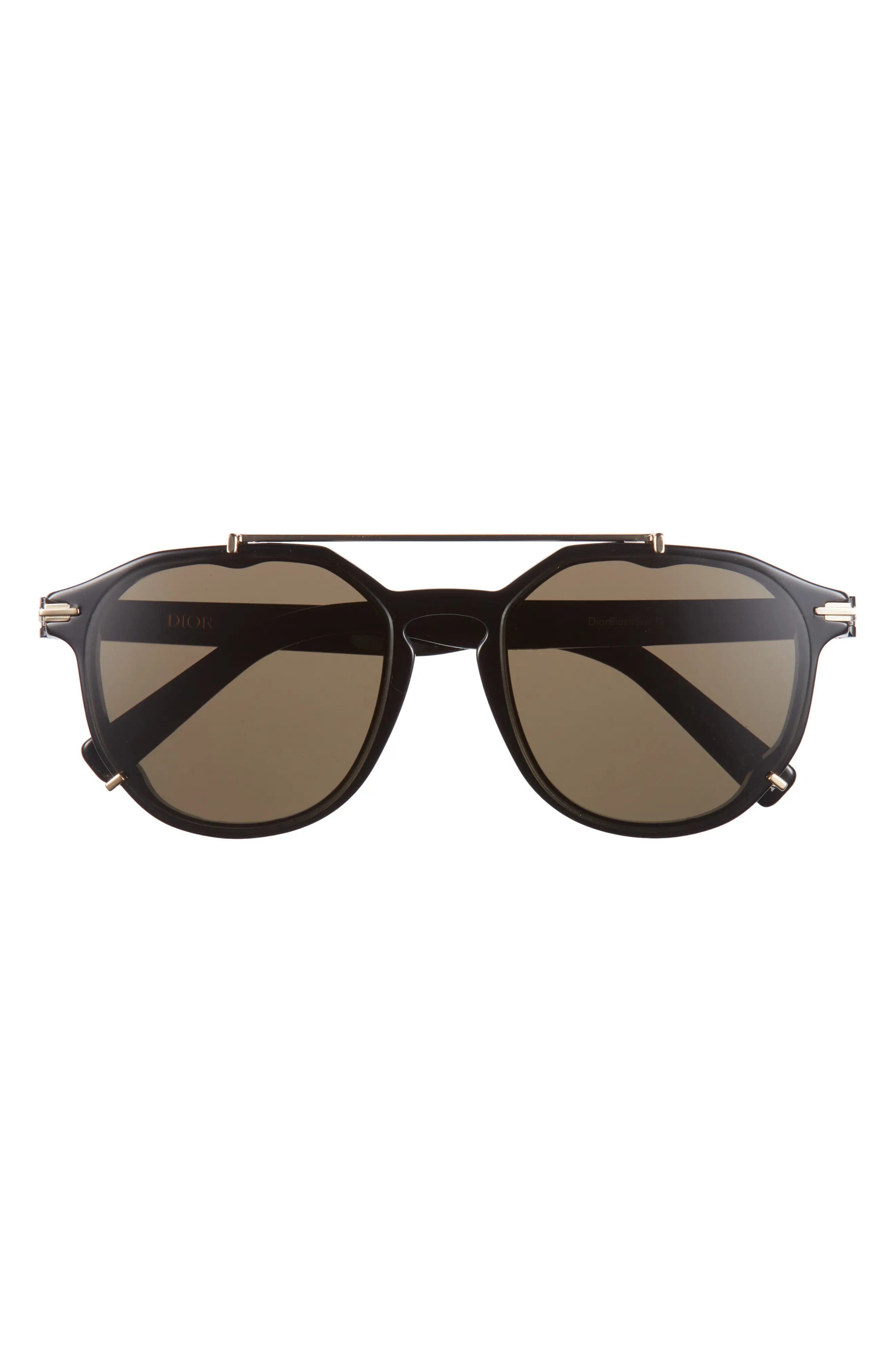DIOR 'DiorBlackSuit RI 56mm Aviator Sunglasses (Men) | Nordstrom | Nordstrom