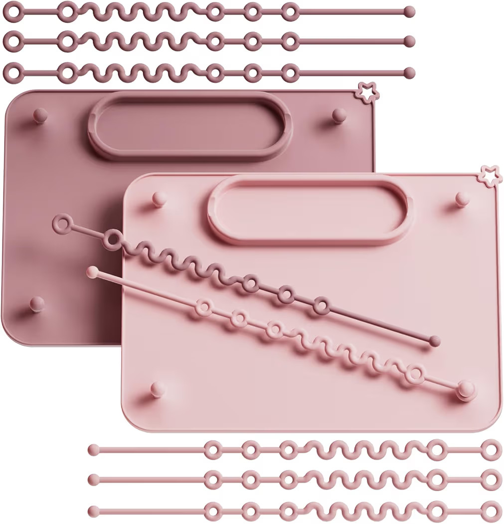 2 Pack Baby Silicone Mat, with Suction Base and 8 Stretchable Straps, Seposeve Baby Placemats, Ac... | Amazon (US)