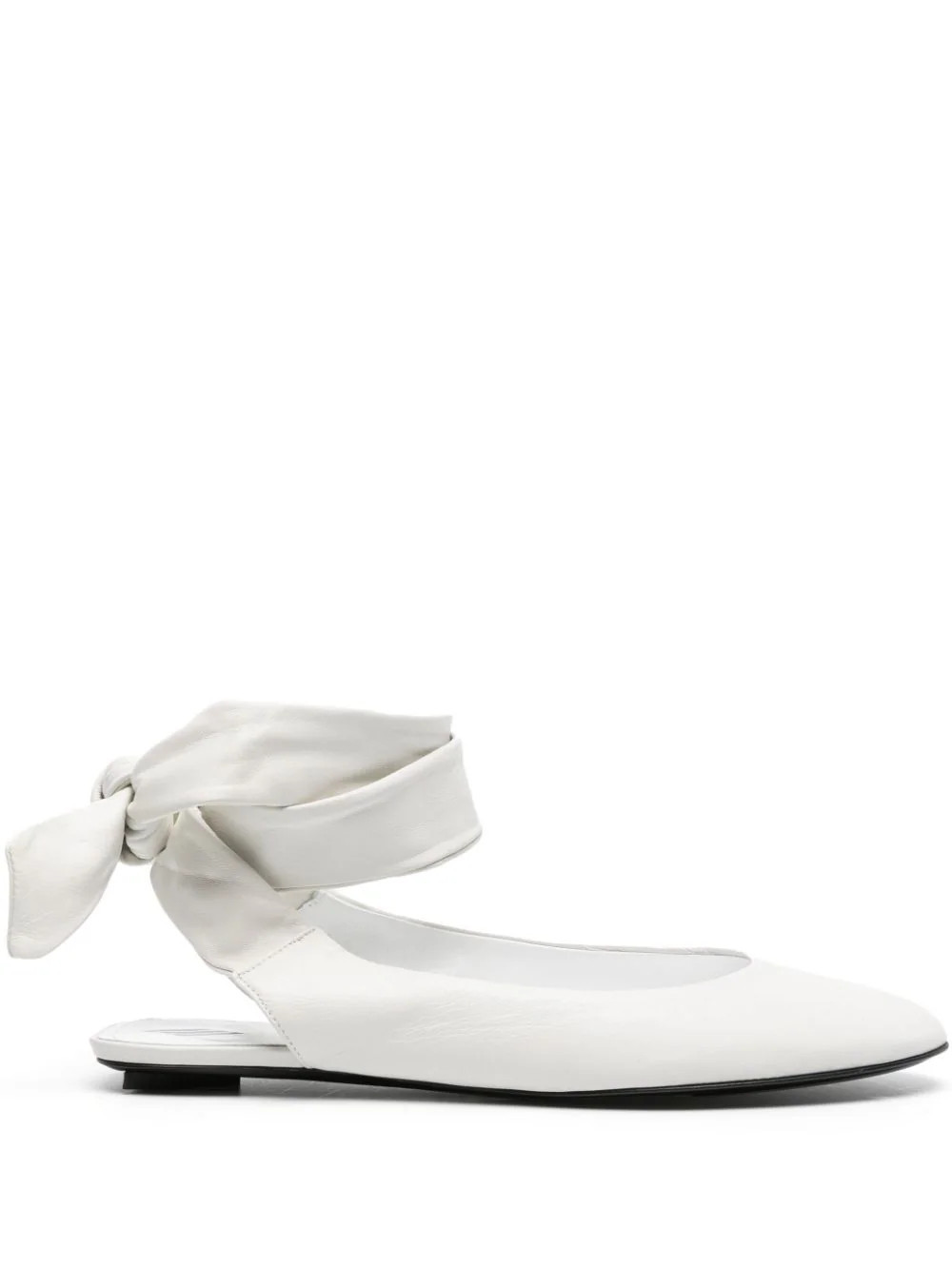 The Attico Cloe ballerina shoes - White | Farfetch Global