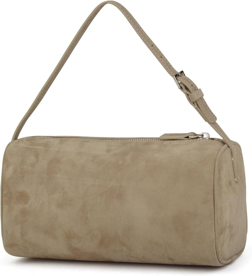 Premium Suede Leather Crossbody Purses for Women, Small Shoulder Bag with Adjustable Strap and Cr... | Amazon (US)