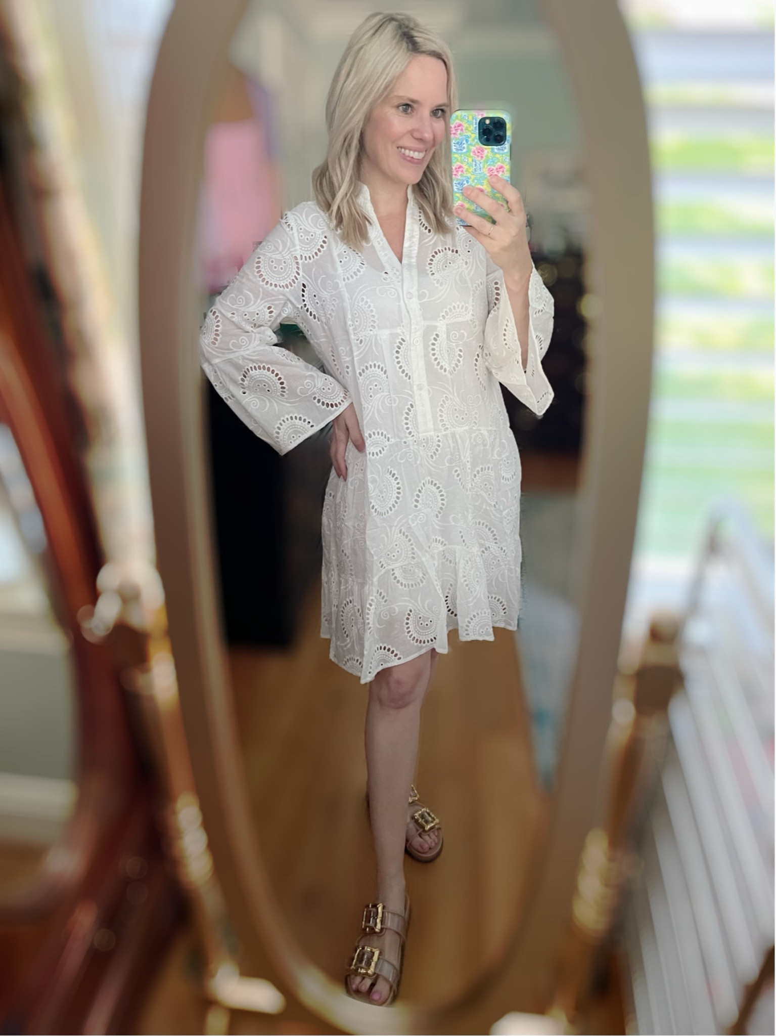 White eyelet dress (I have a white skip dress under, it’s not lined, but great quality!!

#LTKOver40 #LTKFindsUnder100 #LTKFindsUnder50