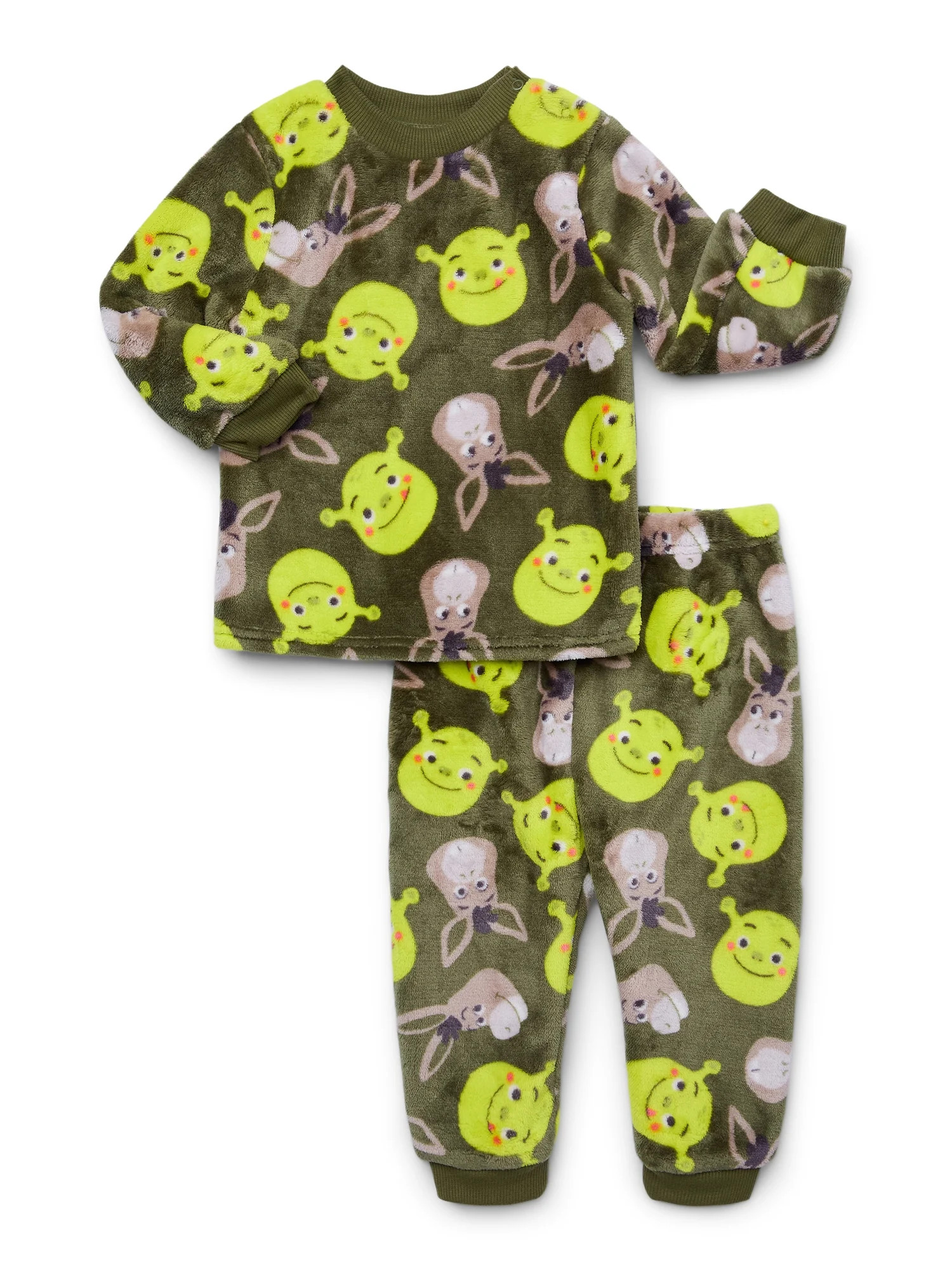 Baby Character Printed Plush Set, 2 Piece, Sizes 0-24 Months | Walmart (US)