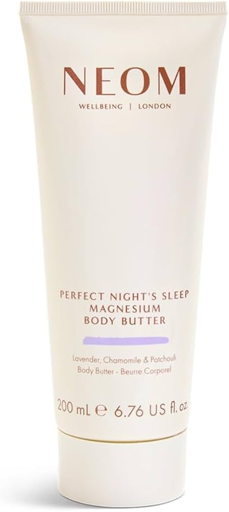 Neom - Magnesium Body Butter | 6.76 Fl Oz (200ml) | Lavender, Chamomile, & Patchouli | Lotion for... | Amazon (US)