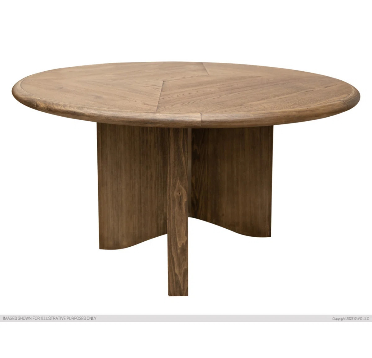 Evelio Round Solid Wood Dining Table | Wayfair North America