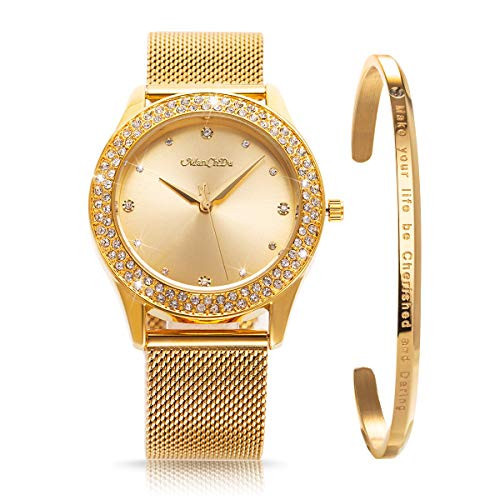 ManChDa Gold Watches for Women Bracelet Watch | Amazon (US)