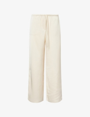 Breya Wide-Leg Satin Trousers | Selfridges