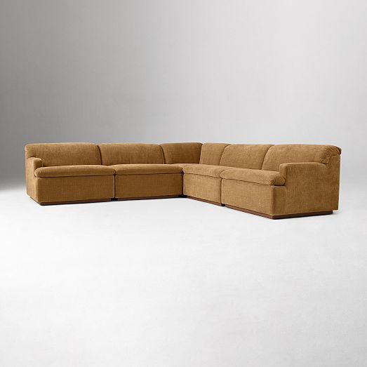 Calvin 5-Piece L-Shaped Sectional (113") | West Elm CA