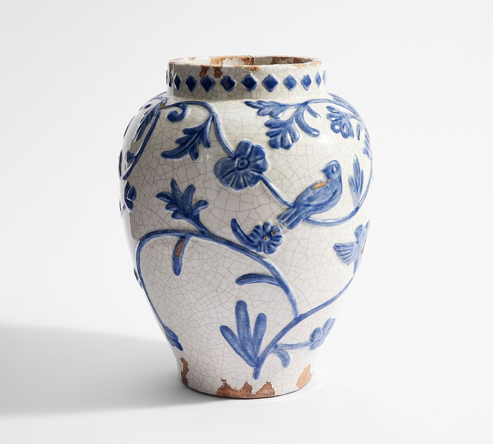 Montrose Vase Collection, XL, Blue/White | Pottery Barn (US)