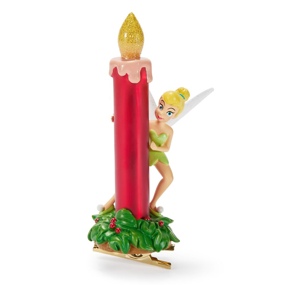 Tinker Bell with Candle Clip-On Figural Ornament \u2013 Peter Pan | Disney Store