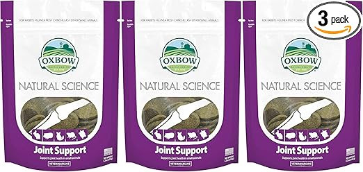 (3 Pack) OXBOW Small Animal Joint Support Hay Based Tablets 60 Count | Amazon (CA)