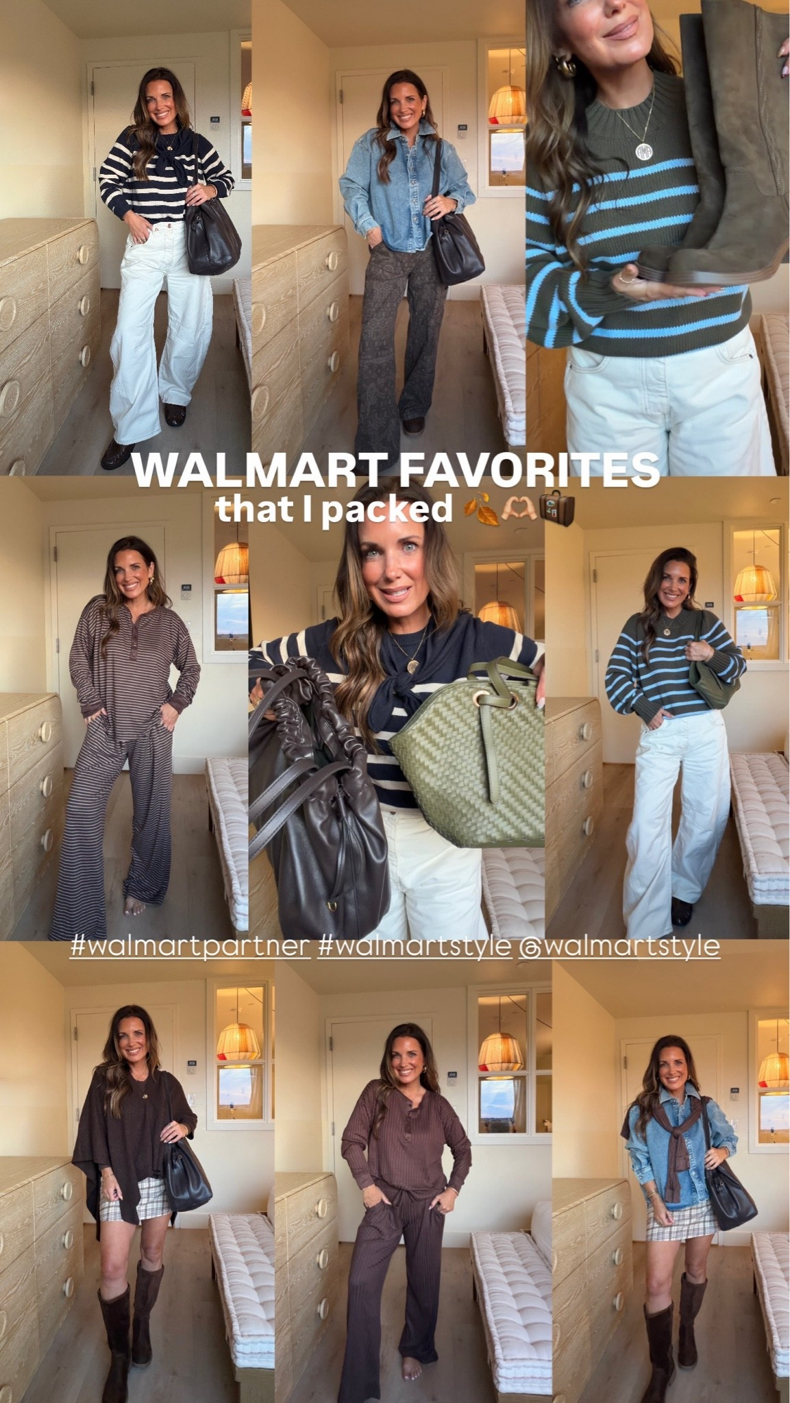 Walmart finds that I packed 🍂🫶🏼🧳

#WalmartPartner
 #WalmartStyle @WalmartStyle