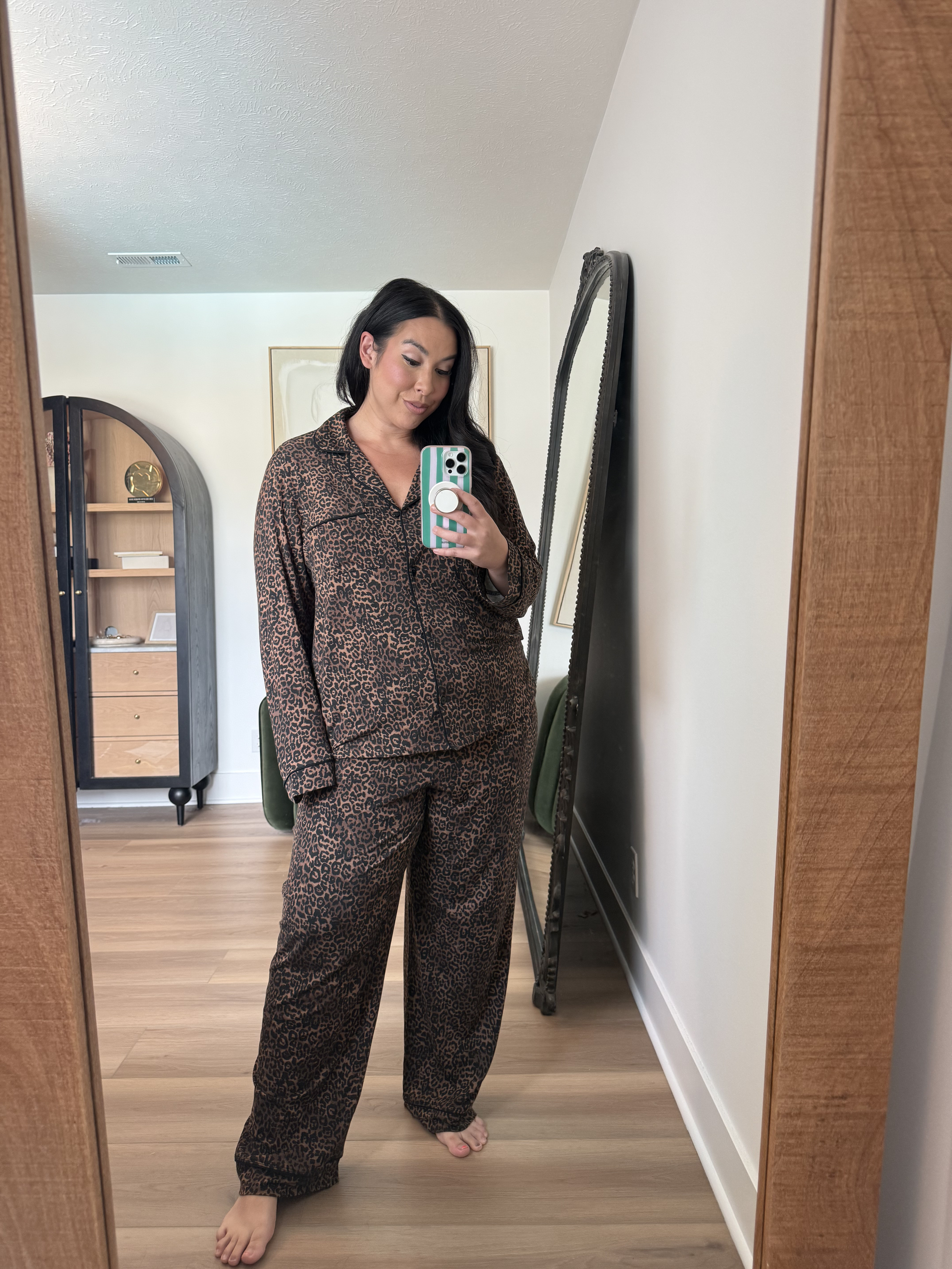 Pjs are from Walmart but sold out, linked similar! wearing an XL  

 #LTKSeasonal #LTKMidsize