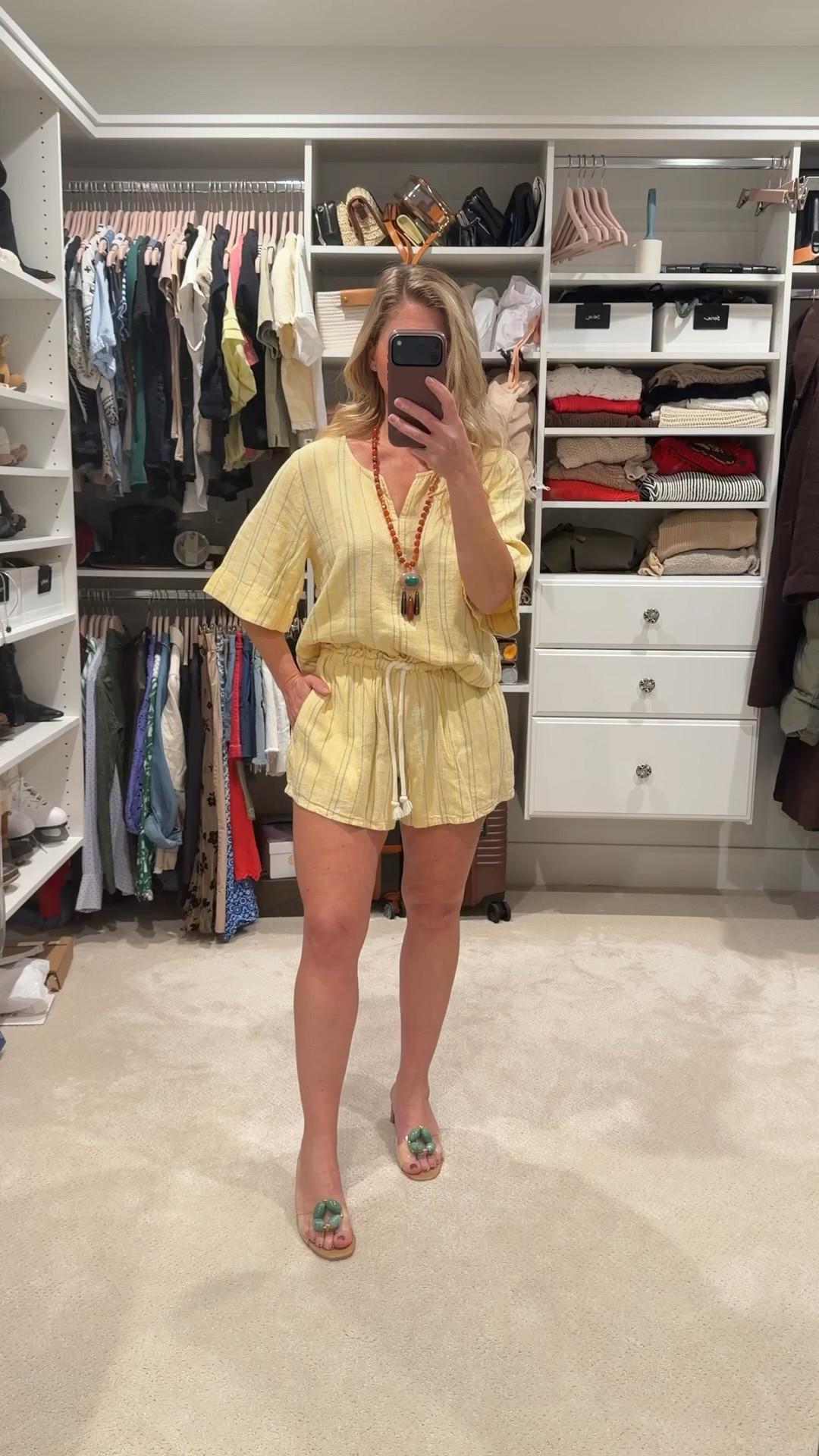 Packing for the Bahamas 🌴

This matching linen set is coming with me on my spring trip and the best part is the set is under $50. Lightweight, breathable, and perfect for warm weather days.

I styled it with beaded mules and a statement necklace to elevate the look a bit, but the set also works with simple sandals for daytime exploring.

Matching sets are one of my favorite travel pieces because they’re effortless, comfortable, and look instantly put together.

Everything linked. ✨

#LTKSeasonal #LTKSaleAlert #LTKTravel