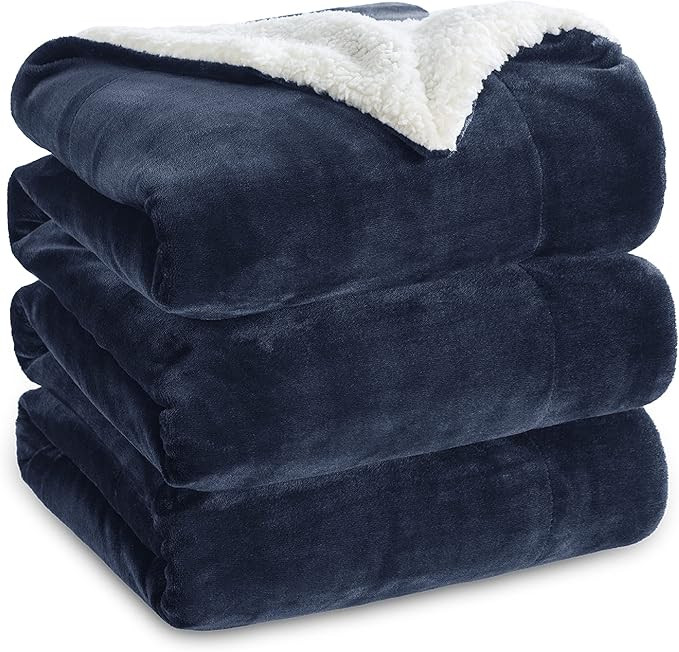 Bedsure GentleSoft Sherpa Fleece Blankets King Size for Bed - Thick and Warm Throw for Women and ... | Amazon (US)