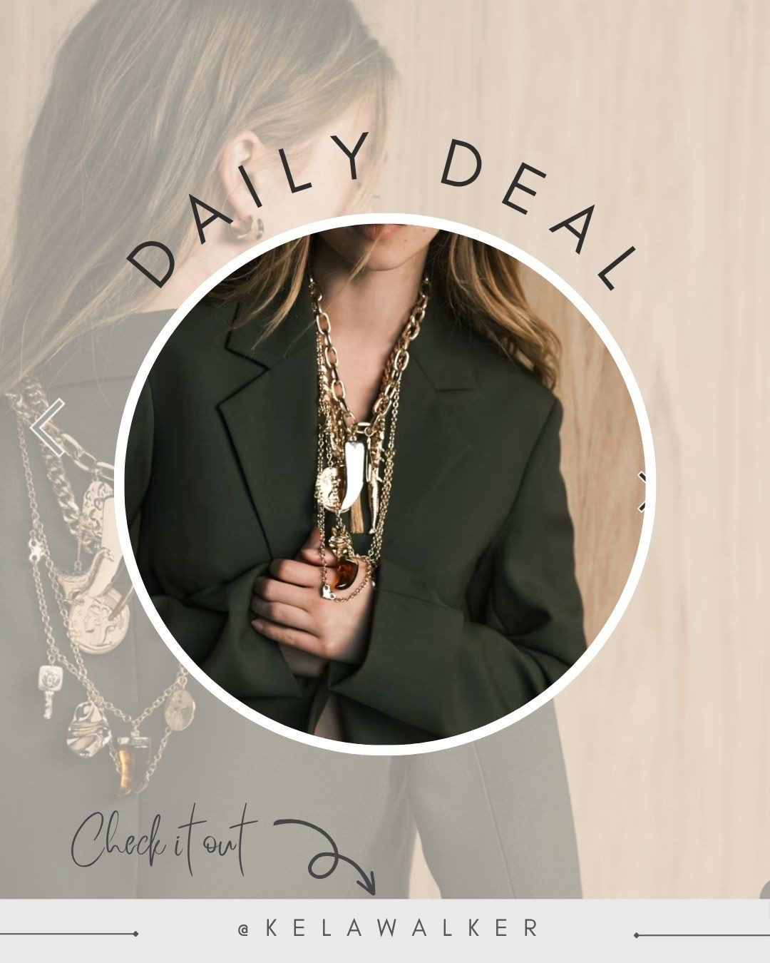 The necklace doing all the heavy lifting.

I love how chunky this necklace is—it instantly makes even the simplest outfit feel styled. The eclectic charm mix, layered details, and vintage-inspired feel give it that collected-over-time look without the hunt. It’s giving Dylan Lex vibes, but for a fraction of the cost.

Style Tip: Pair it with a blazer, white tee, button-down, or simple dress and let the necklace be the focal point. Sometimes one great accessory is the entire outfit.
Kurated by Kéla ✨

#LTKgrwm #LTKootd #LTKU