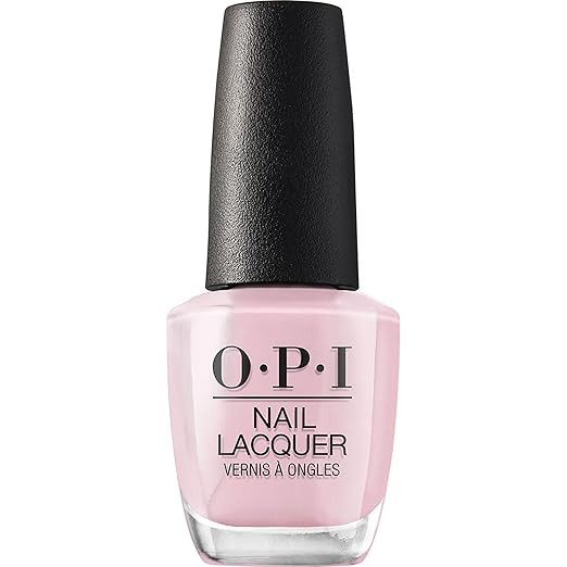 OPI Nail Lacquer Nail Polish | Sheer Light Nude Pink Crème Chip Resistant Nail Polish | Vegan, F... | Amazon (US)