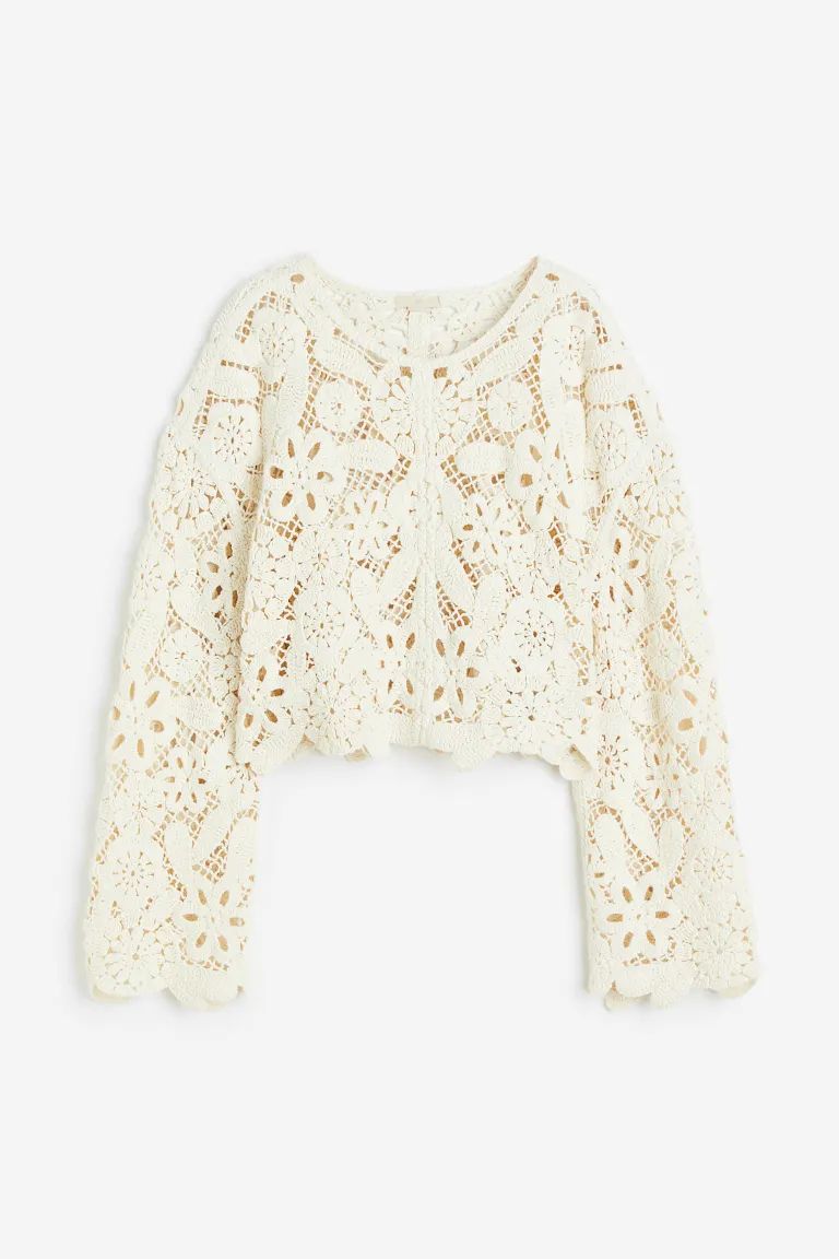 Crochet-look Sweater | H&M (US + CA)