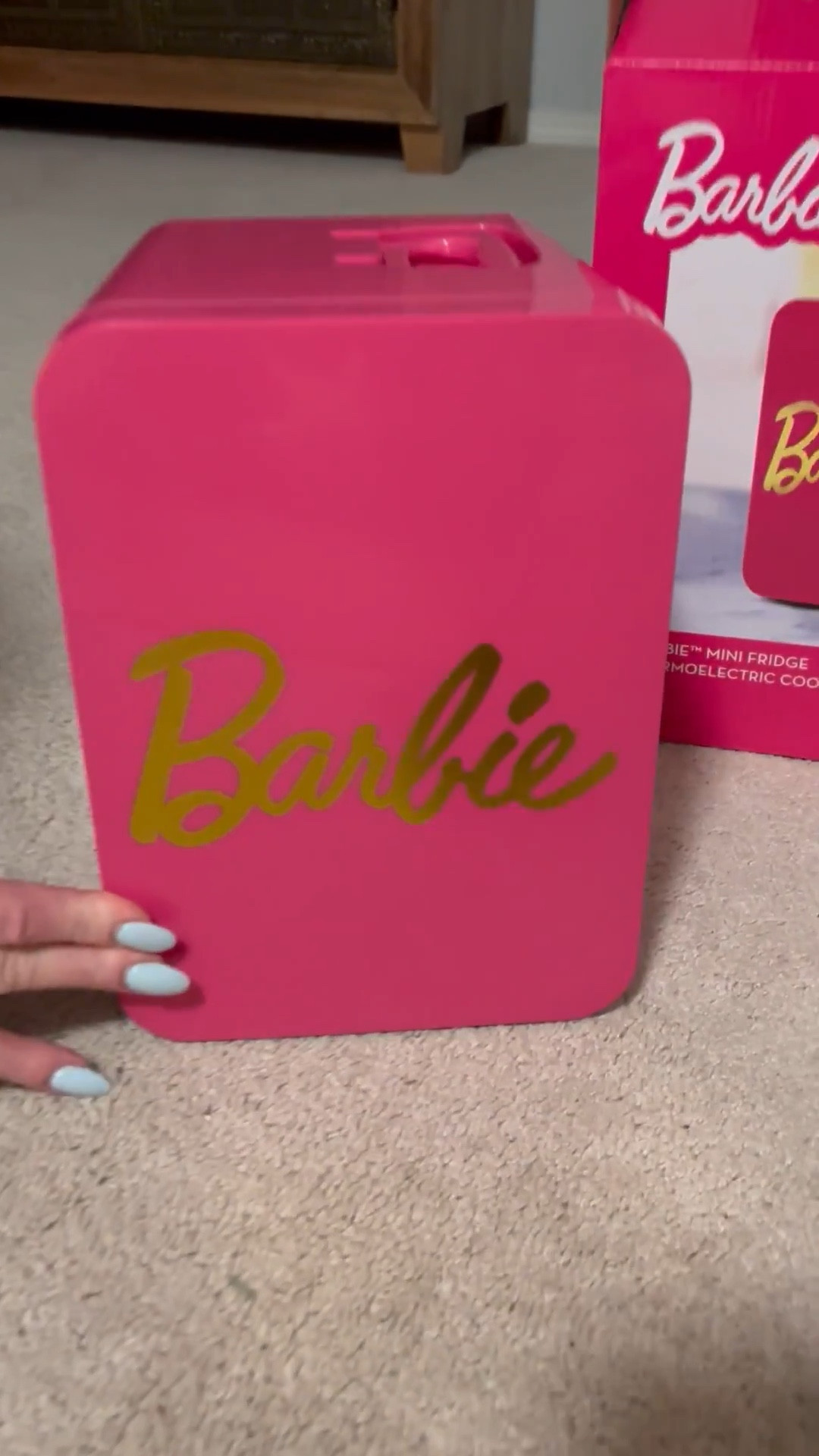The cutest little mini fridge, perfect for little treats or all your skincare!! Cute little gift idea for the barbie pink lovers in your life 💕

#LTKFindsUnder50 #LTKBeauty #LTKGiftGuide