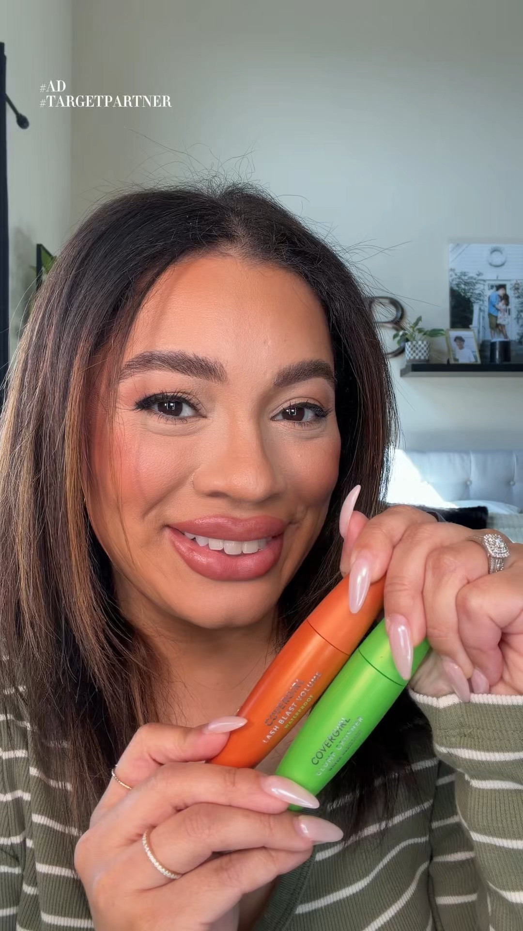 [#ad #targetpartner] This has been my current mascara combo. I’ve been mixing the @covergirl Lash Blast Volume mascara with the Lash Blast Clump Crusher mascara. It leaves my lashes looking voluminous and clump-free.

@target @targetstyle @shop.ltk #liketkit #lashblast #COVERGIRL #EasyBreezyBeautiful