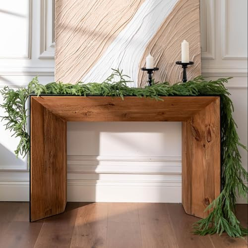 Avoeco Deluxe 6FT Christmas Garland – Real Touch Norfolk Pine Garland for Mantel, Staircase, Arches, and Holiday Decor, Artificial Greenery (Norfolk Pine Garland, 6Feet) | Amazon (CA)