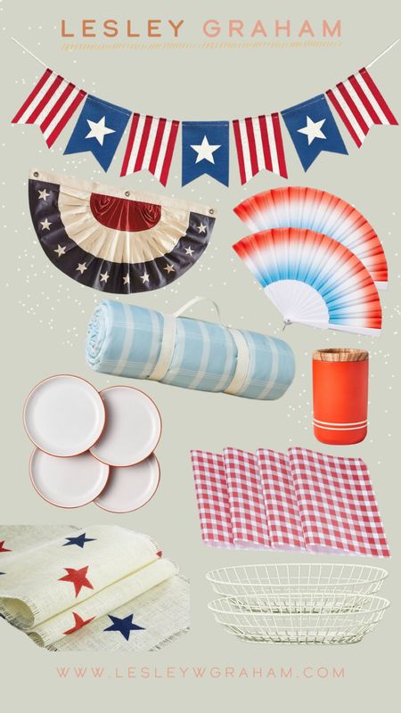 4th of July decor. Bunting flag. American flag banner. Party supplies

#LTKhome #LTKSeasonal #LTKparties