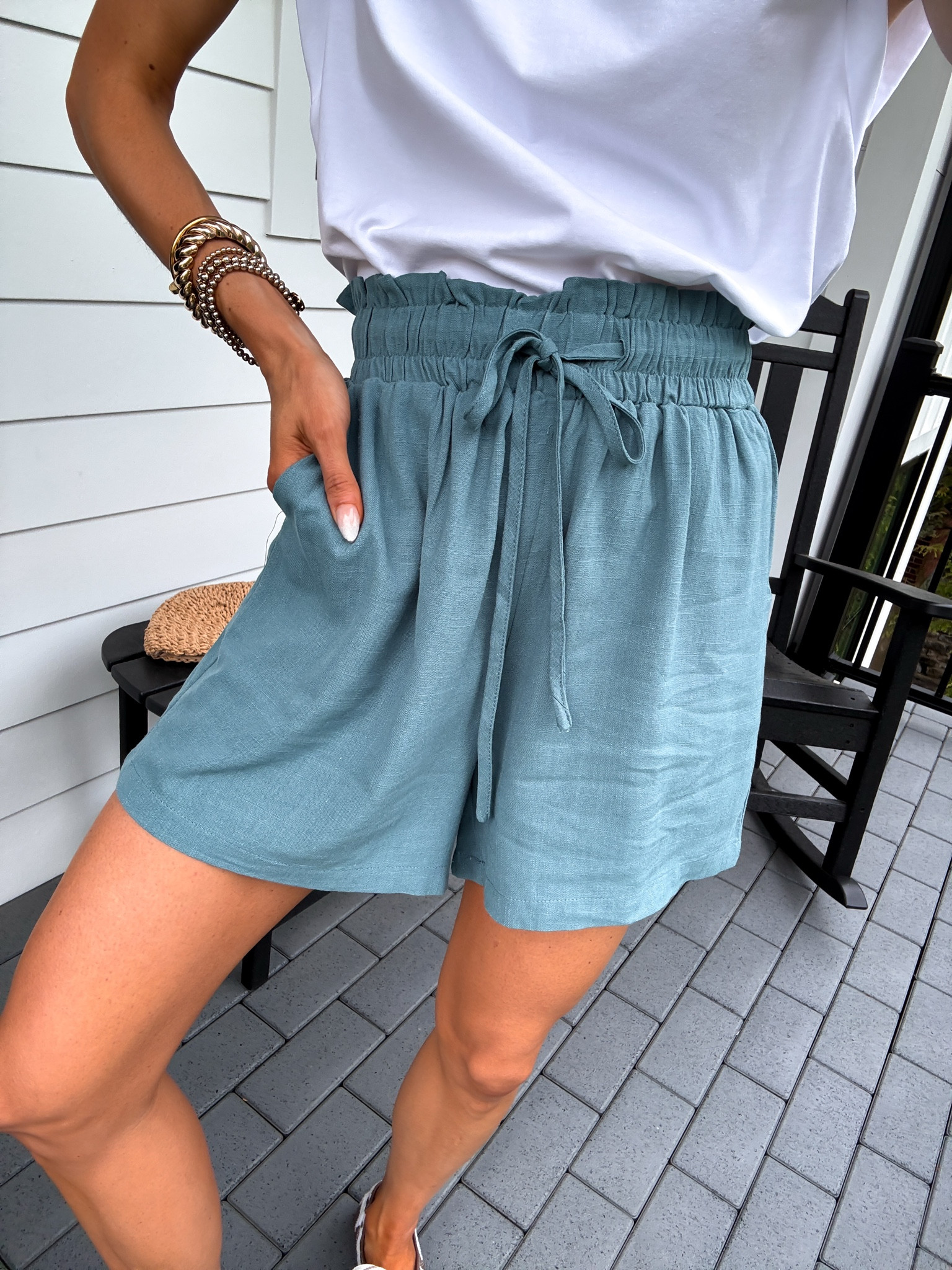 Wearing small shorts

#LTKootd #LTKgrwm #LTKmomlife