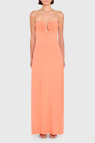Amanda Uprichard Saladana Maxi in Guava - Size M | Amanda Uprichard
