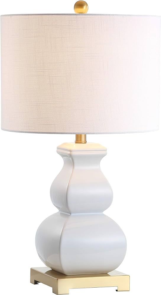 JONATHAN Y JYL3049B Vienna 25.5" Ceramic LED Table Lamp Contemporary Transitional Bedside Desk Ni... | Amazon (US)