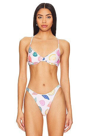 Kaylin Bikini Bottom in Coastal Jewel | Revolve Clothing (Global)