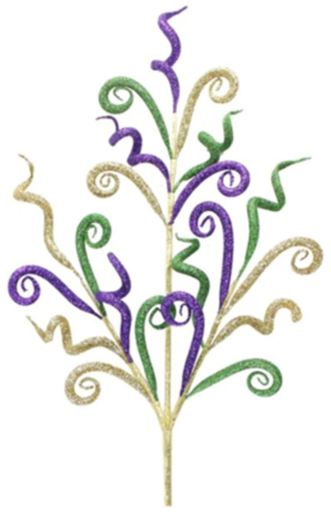 Glitter Swirl Tube/Coil Spray Mardi Gras | Etsy (US)