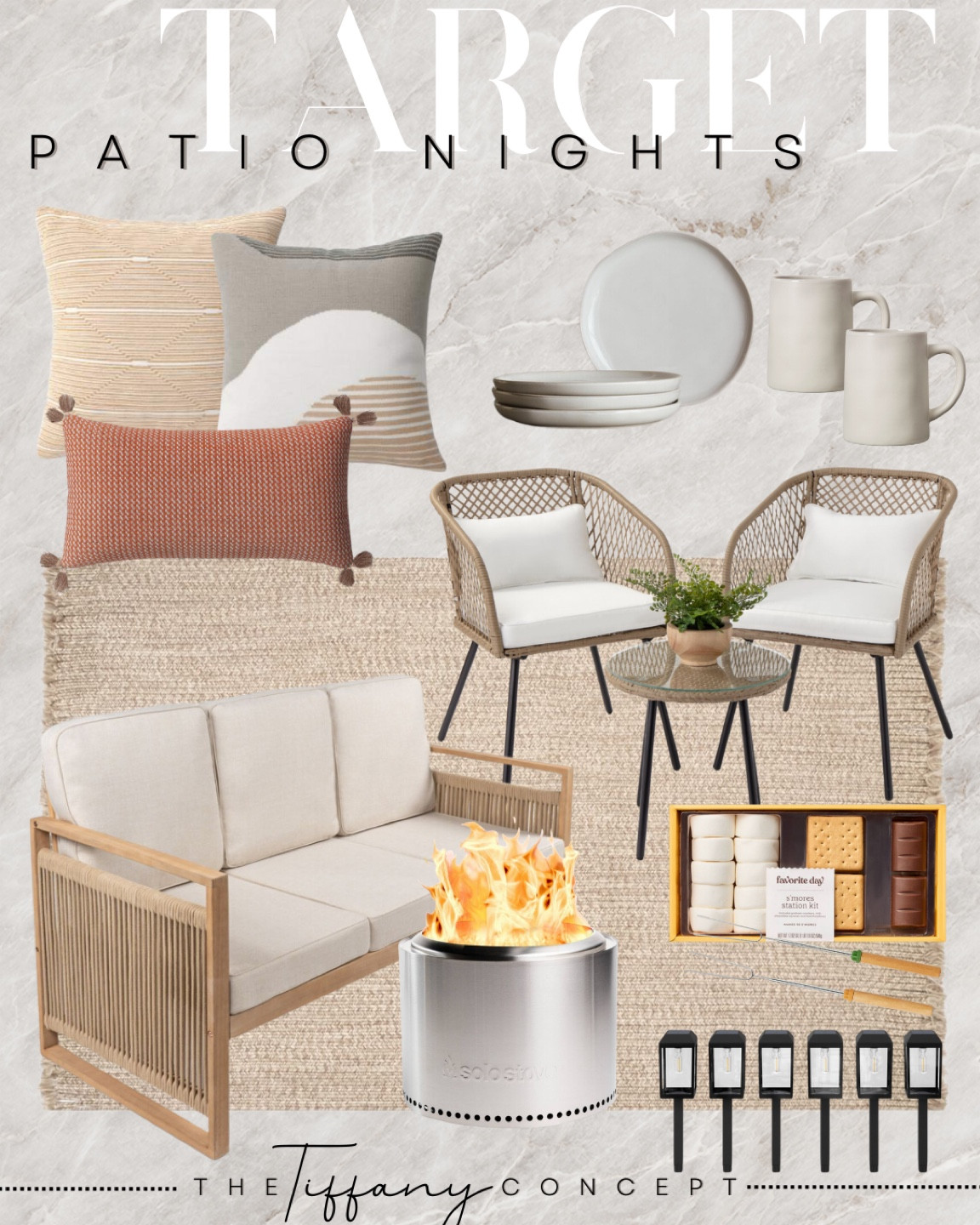 Affordable outdoor patio finds at Target! 
.
.
.
#target #outdoorpatio #smores #summernights #athomerelaxing #patio #backyard

#LTKhome #LTKSeasonal