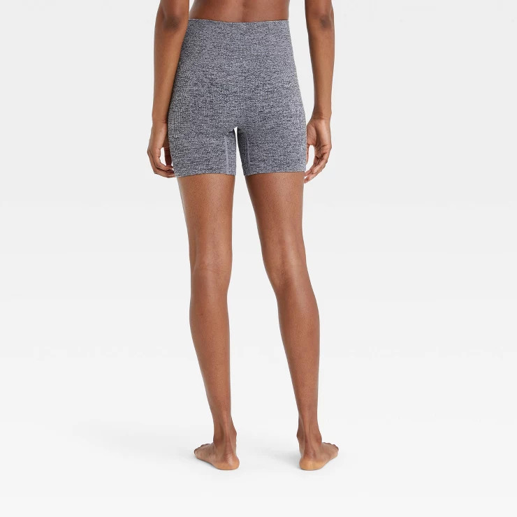 Women's Seamless Ribbed Bike Shorts - Colsie™ | Target