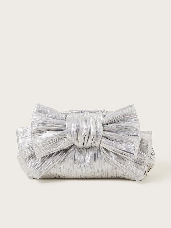 Monsoon Silver Bow Bag | Very (UK)