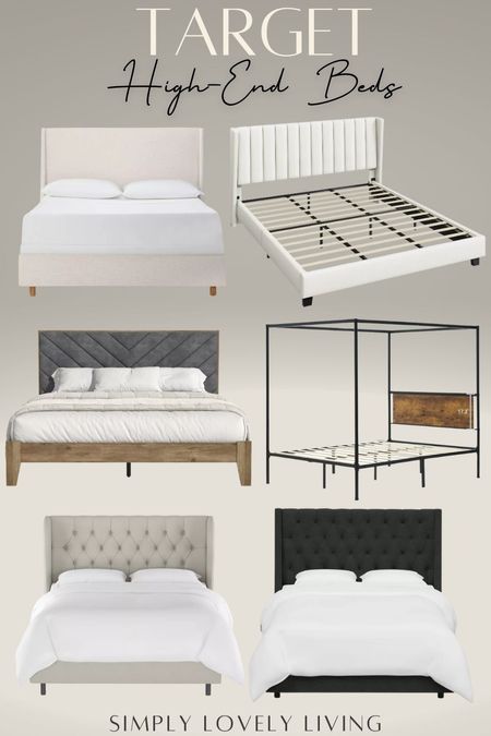 Target furniture. Affordable High-end beds. Upholstered beds. Metal beds. Canopy bed. King size bed. Wooden bed. #LTKfind

#LTKhome #LTKfamily